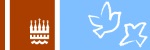 Skolen på herredsåsens bomærke illustrerer to fugle og kommunens logo